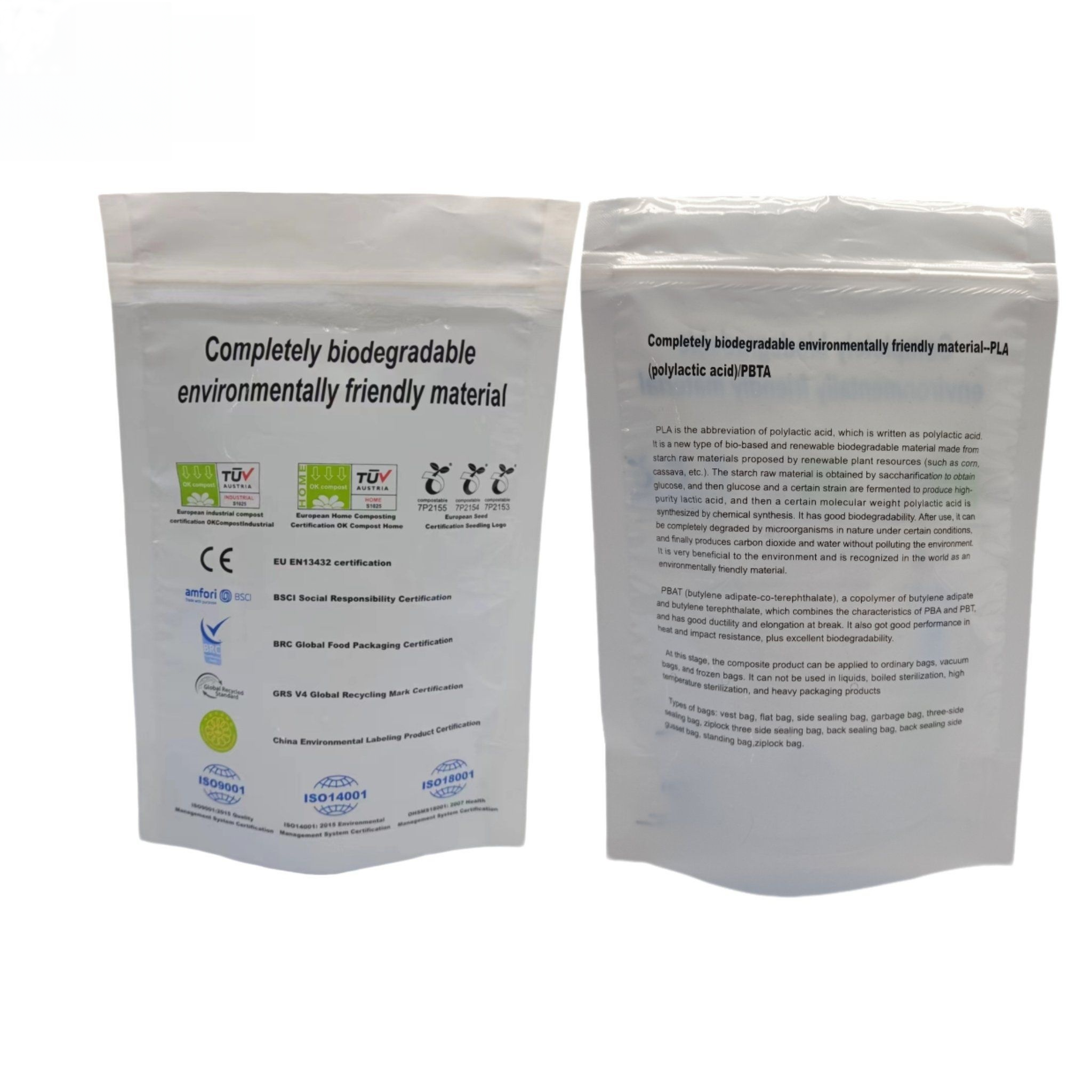 Human Product Stand Up Pouch