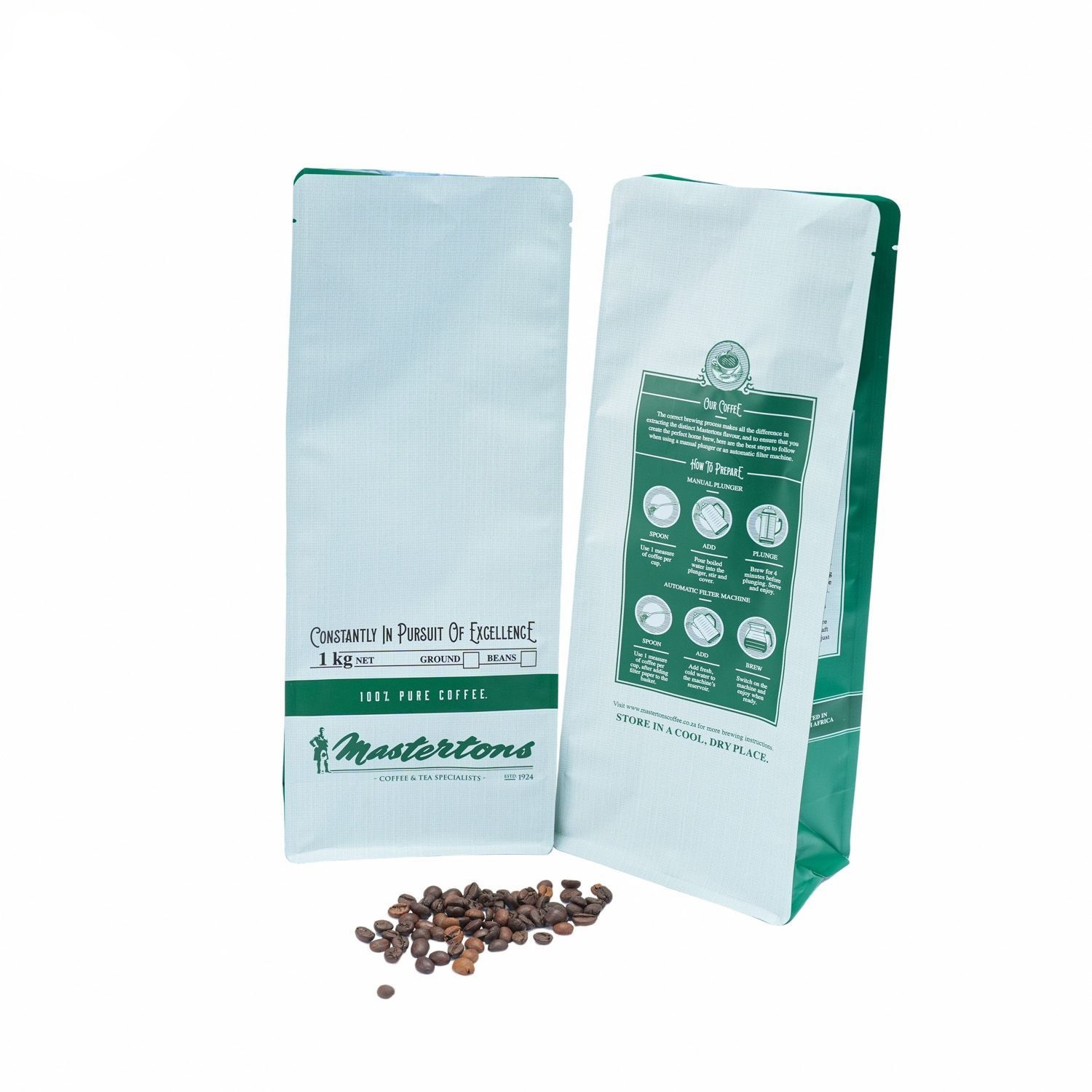 Coffee Flat Bottom Bag