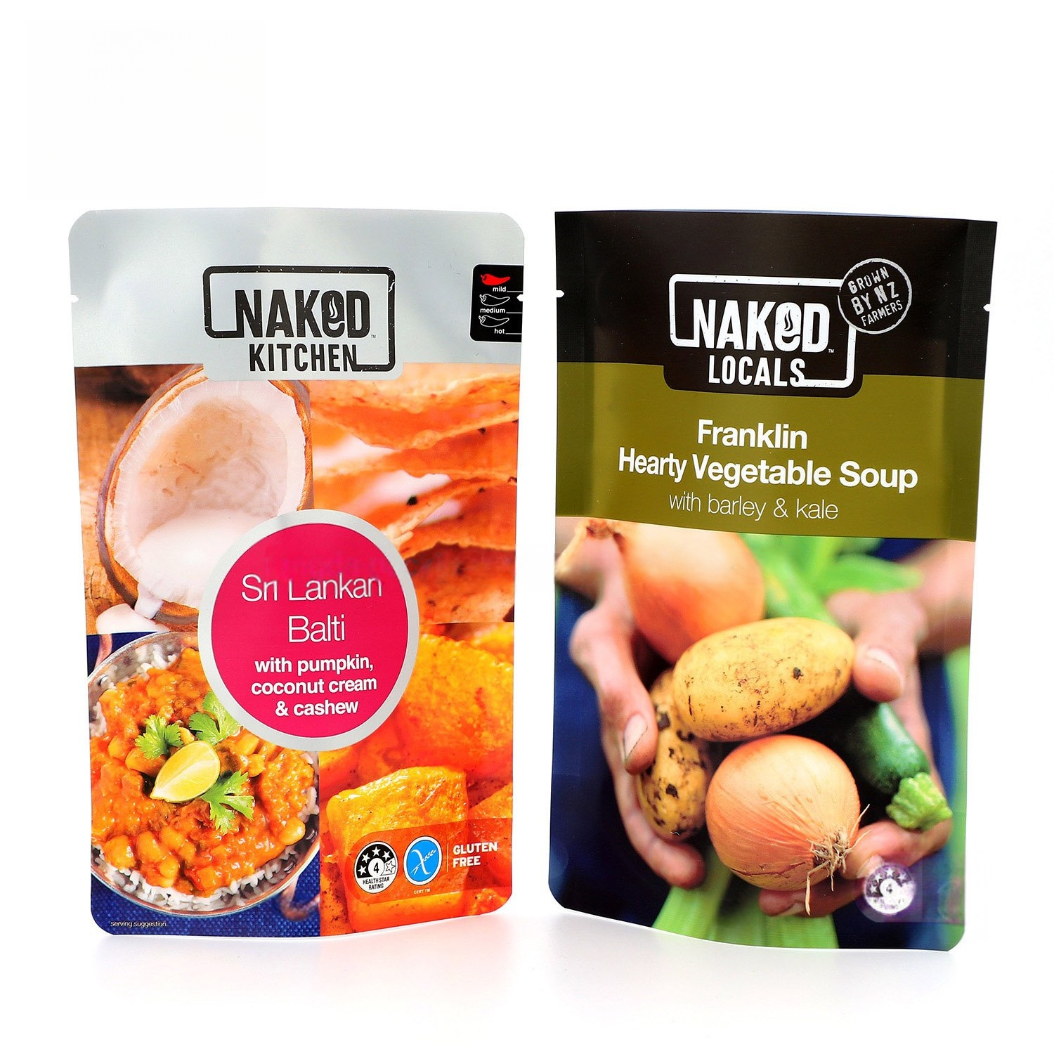 Human Food Stand Up Pouch